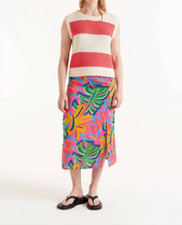 Compania Fantastica - KNIT SLEEVELESS STRIPE TOP