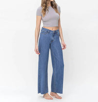 Flying Monkey - High Rise Wide Leg Jeans