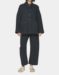 7115 By Szeki - Tailored Curve Legged Trousers