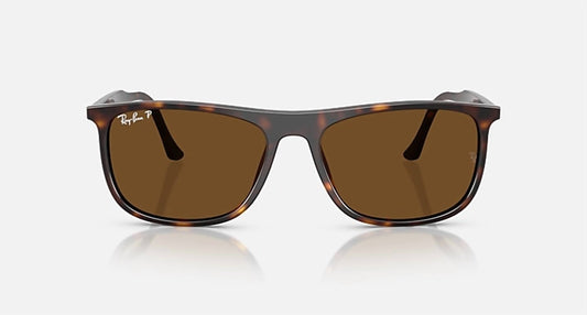 Ray Ban - Women's Rectangle Polished Havana Sunglasses