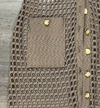Pete - Women's Coco Crochet Long Cardigan