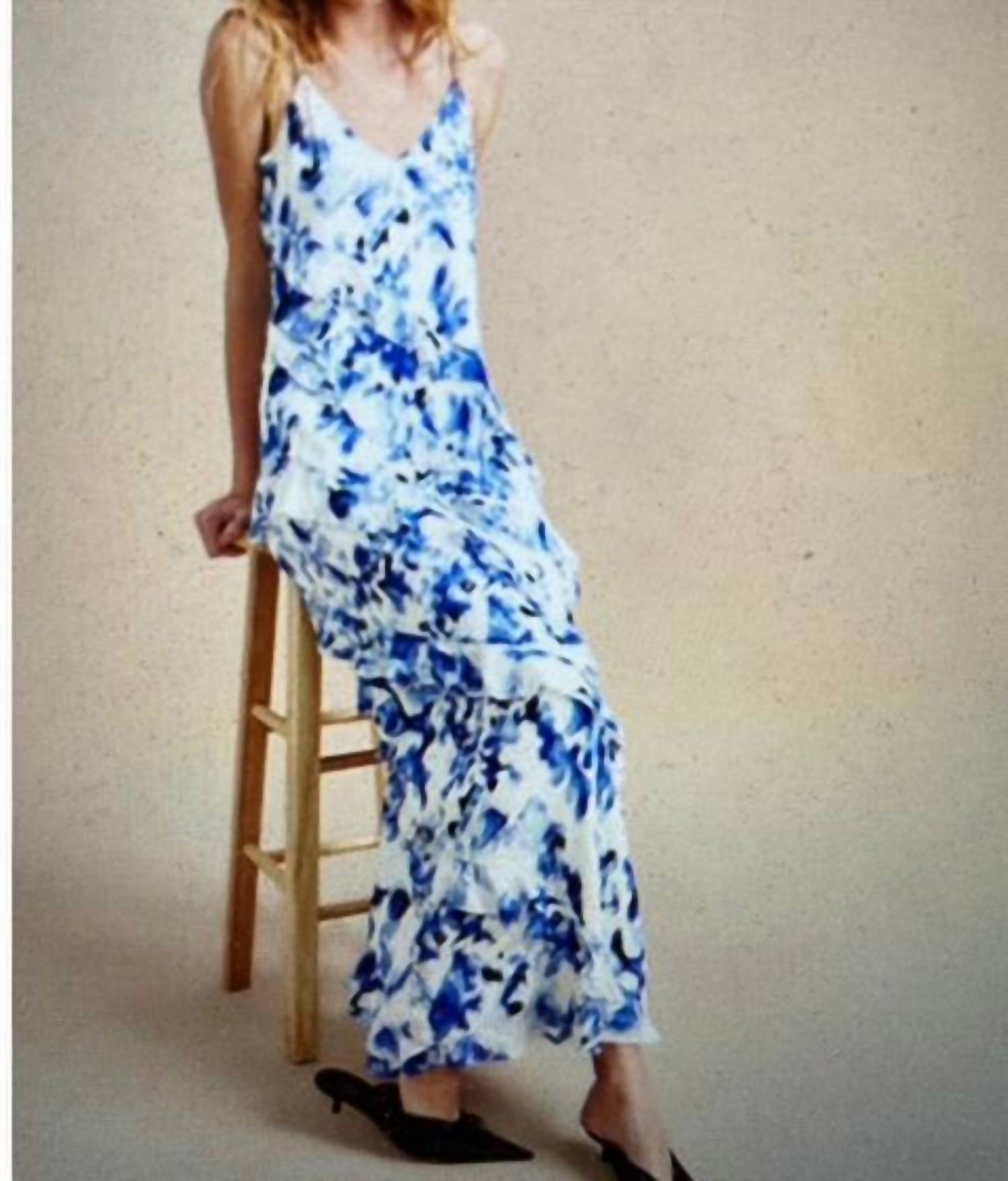 La Ligne Nyc - Gio Bias Ruffle Slip Dress
