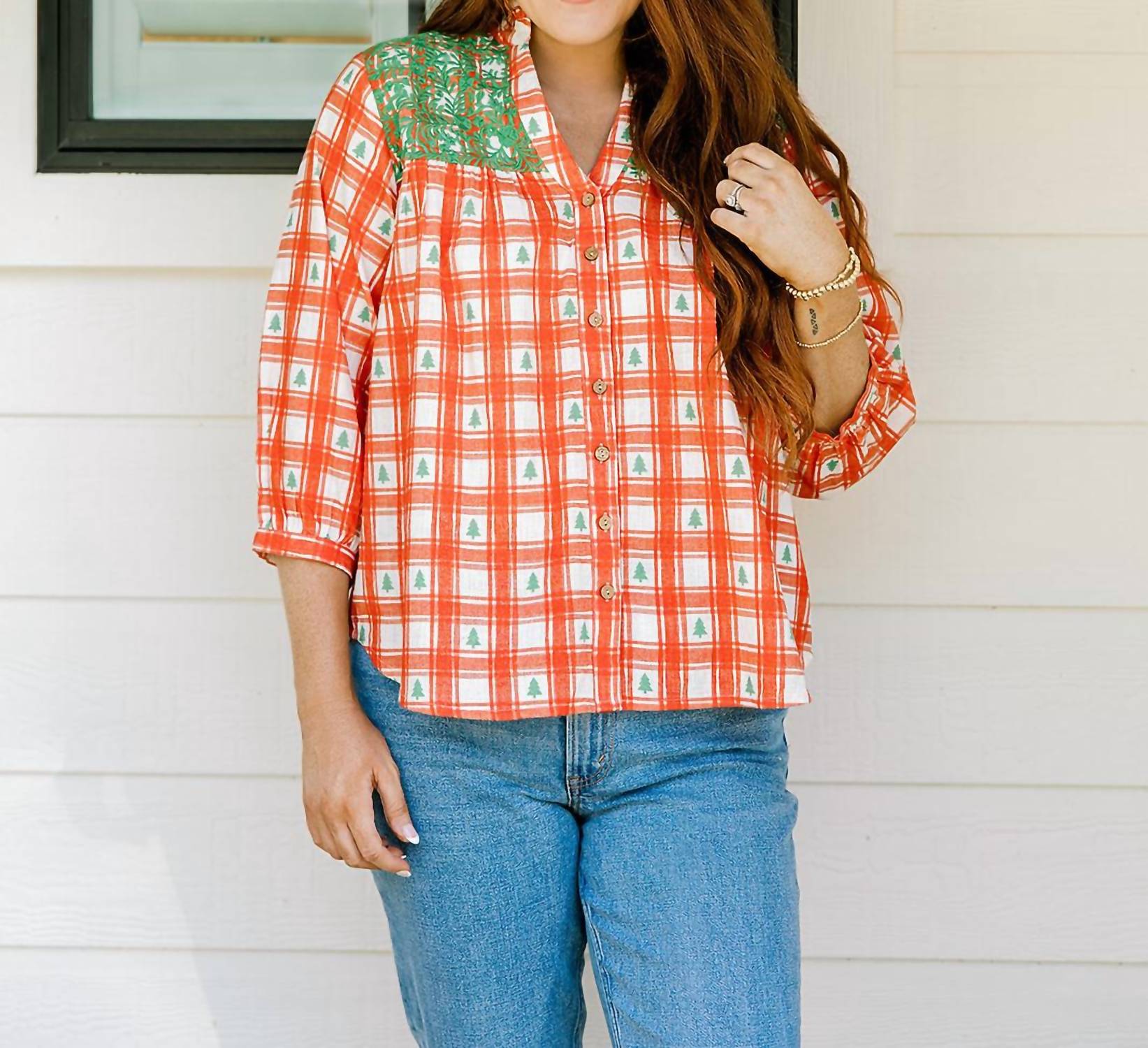 Layerz Clothing - Jane Three Quarter Sleeve Top