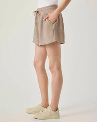 Splendid Elise Embroidered Shorts in fawn floral - women's shorts - view 5