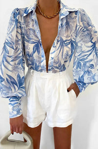 Runaway - Fleetwood Long Puff Sleeve Blouse