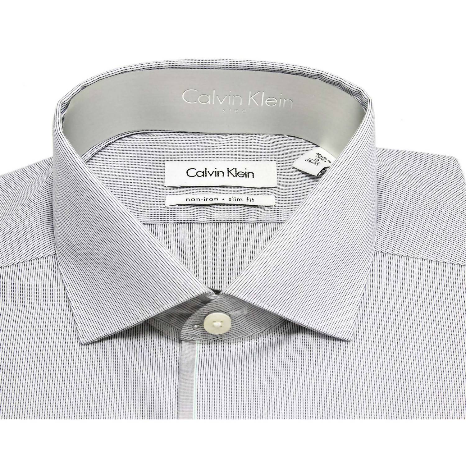 Calvin Klein - Men's Non-iron Slim Fit Dress Shirt