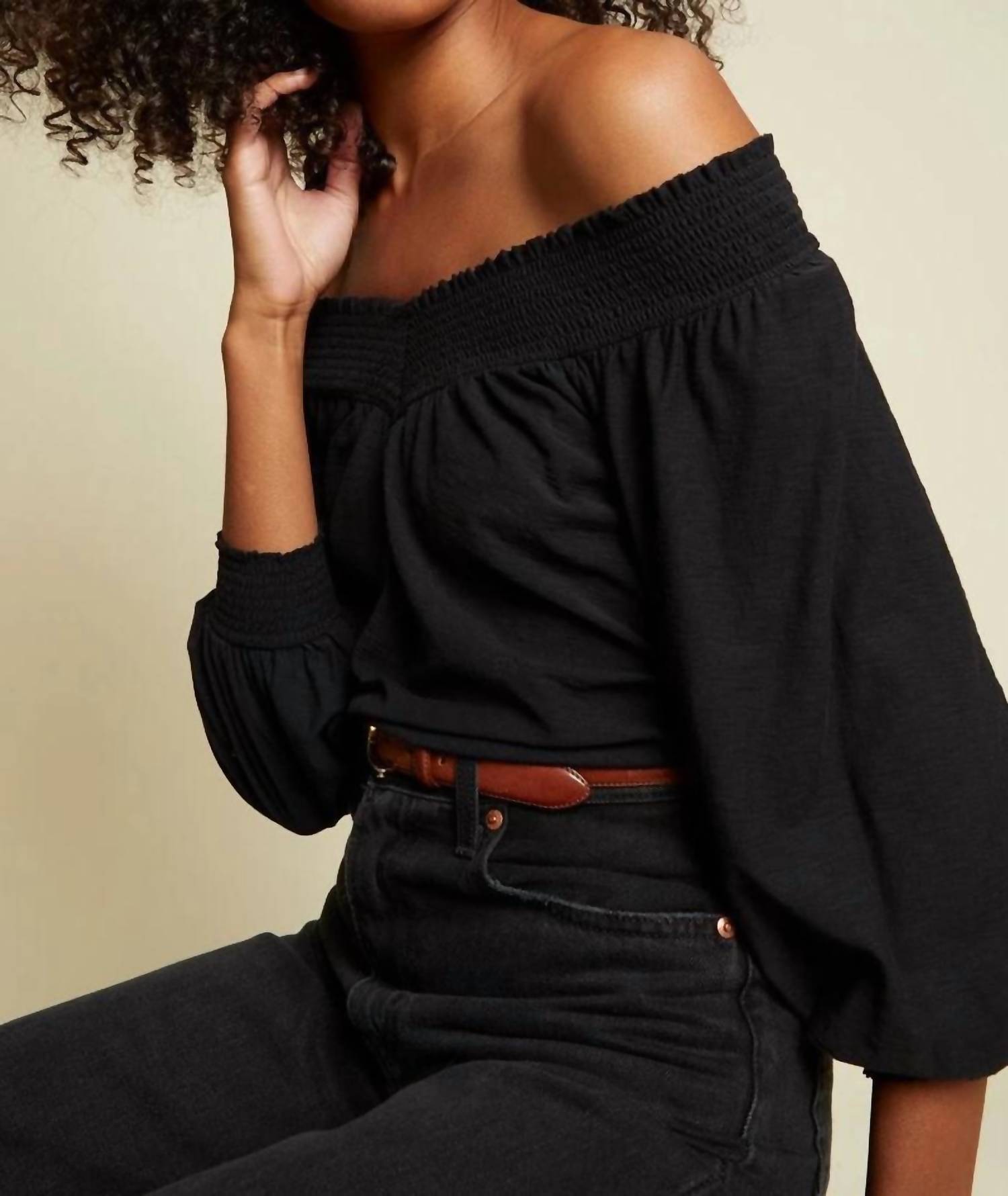 Nation Ltd - Sarina Smocked Top