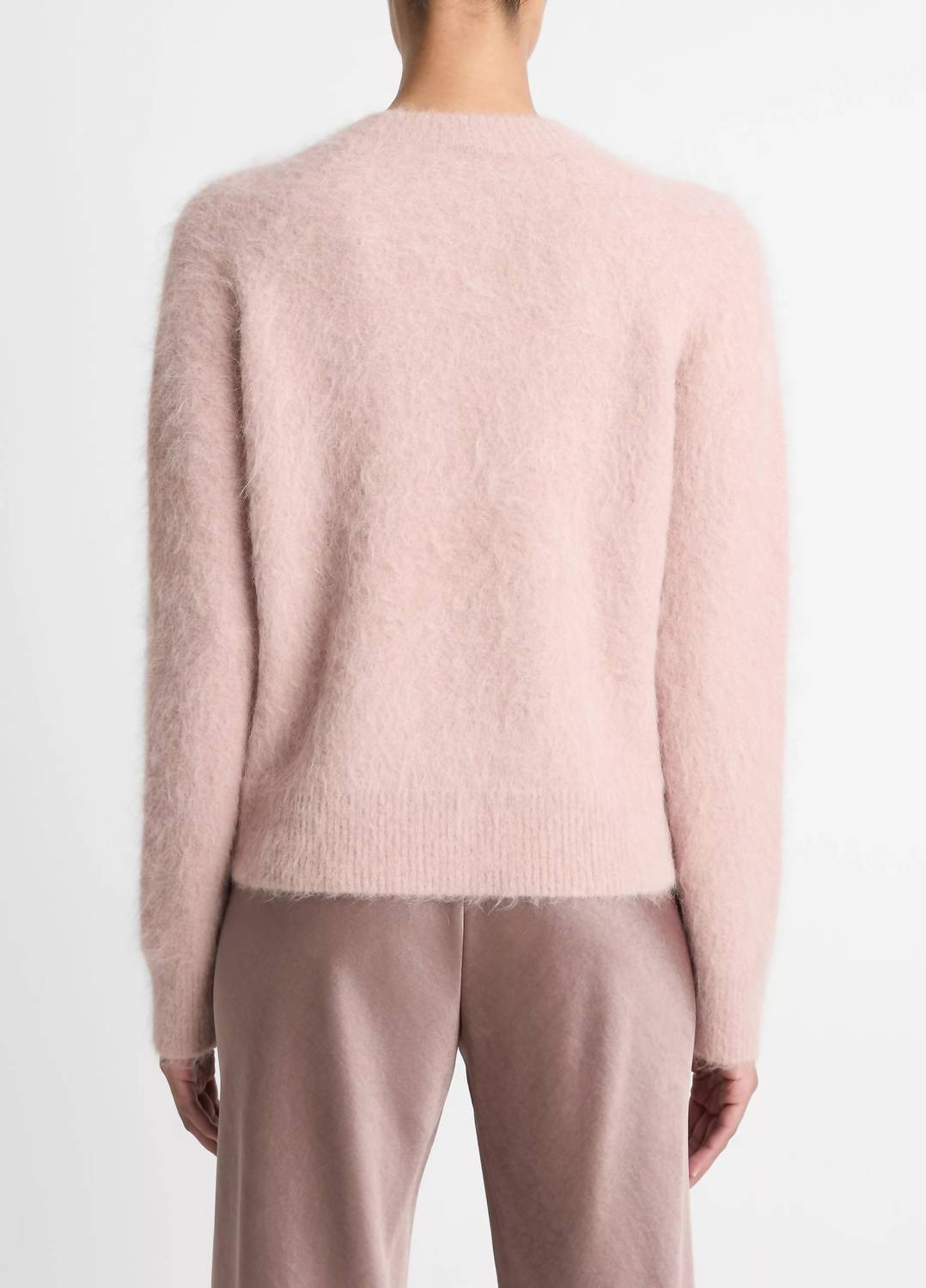 Vince - Brushed Alpaca-blend Crew Neck Sweater