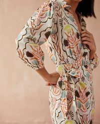 OMIKA Avery Mini Dress in kirini meadow - women's dress