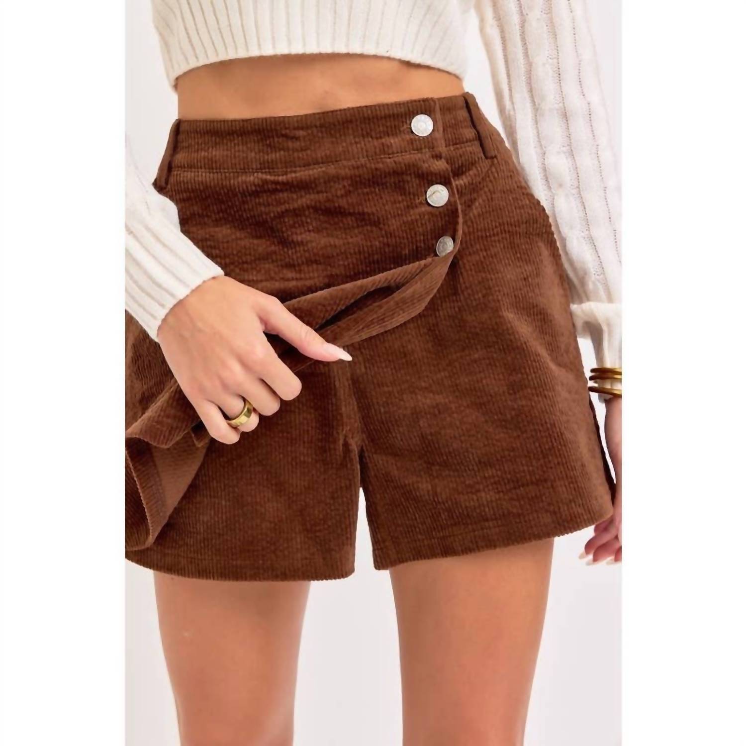 Style Usa - CORDUROY SKORT