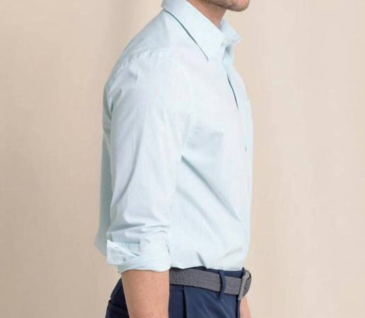 Southern Tide - Charleston Granby Stripe Long Sleeve Sport Shirt