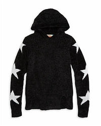 Vintage Havana - Girl's Chenille Hooded Star Sweater