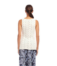 Karen Kane - Crochet Sweater Tank Top