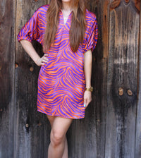 Adrienne - Charlotte Fight Tigers Mini Dress
