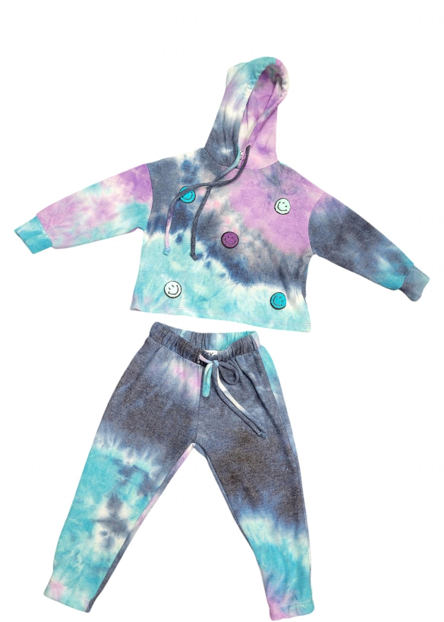 Rock Candy - Girl's Smiley Hoodie And Jogger Set