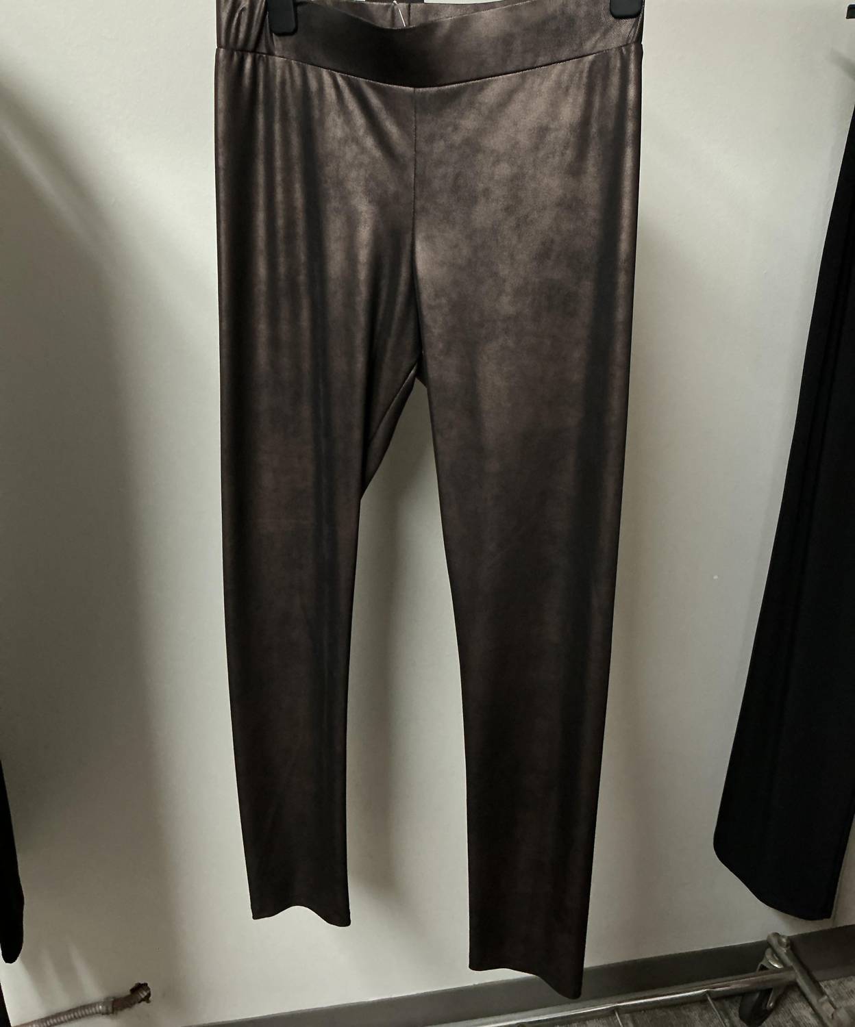 Frank Lyman - Metallic Faux Leather Pants