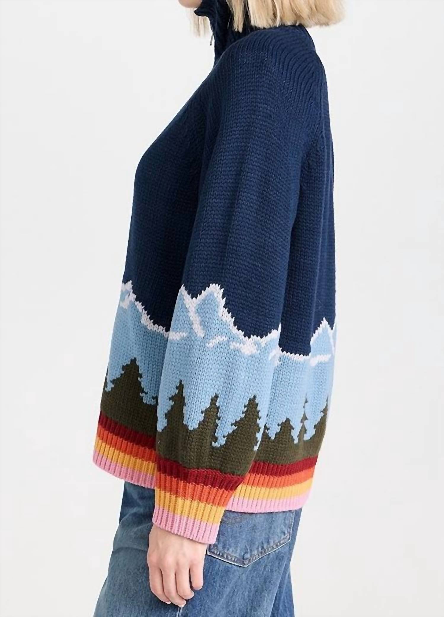 The Great. - Vista Full-zip Sweater