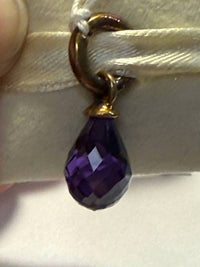 Story Jewellery - Women's Amethyst Drop Charm