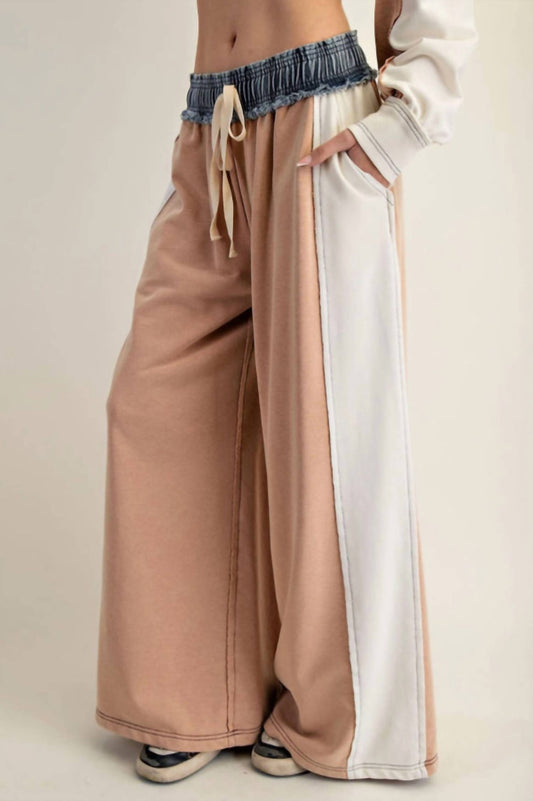 Ee:Some - Block Drawstring Pants