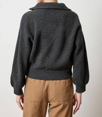 Lilla P - Zip Front Polo Cardigan