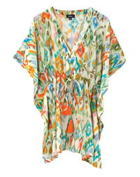Echo - Ikat Caftan Swim Cover-up