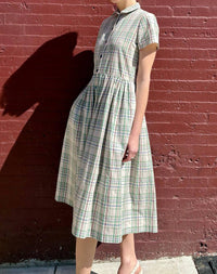 Rose Velvet - Hope Cotton Plaid Dress