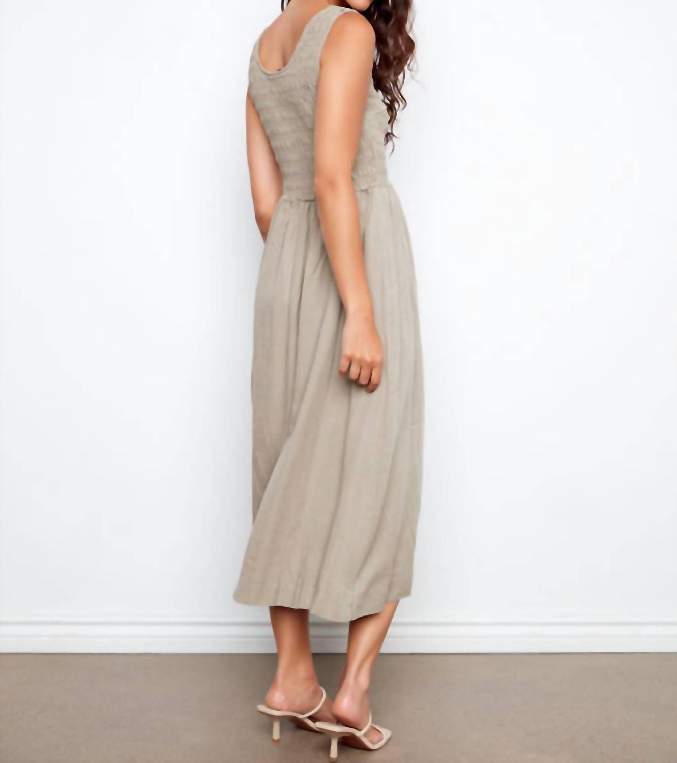 Charlie B - Sleeveless Tencel Maxi Dress