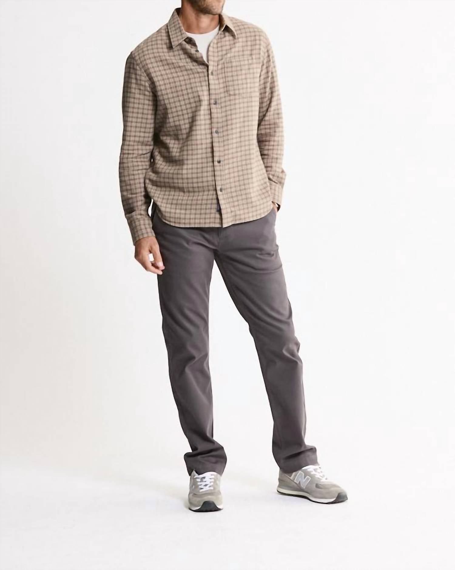 Jachs New York - Manor Twill Button-Up Flannel Shirt