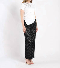Gracia - Sparkly Bow Top