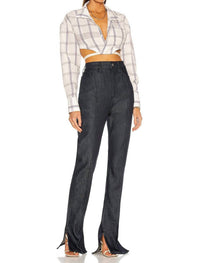 Brandon Maxwell - Pre-loved Denim Jean With Pintuck And Slits