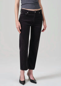 Citizens of Humanity Zurie Ankle Corduroy Jeans in cracked pepper - women's jeans