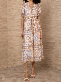 Hale Bob - Bess Linen Maxi Dress