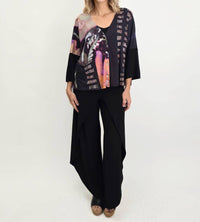 Ozai N Ku - Bouquet V-neck Top