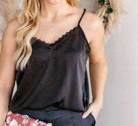 Skies Are Blue - Lace Cami Top
