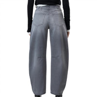 CLOSED Women's Ridge X Jean in mid grey - women's jeans - detail view