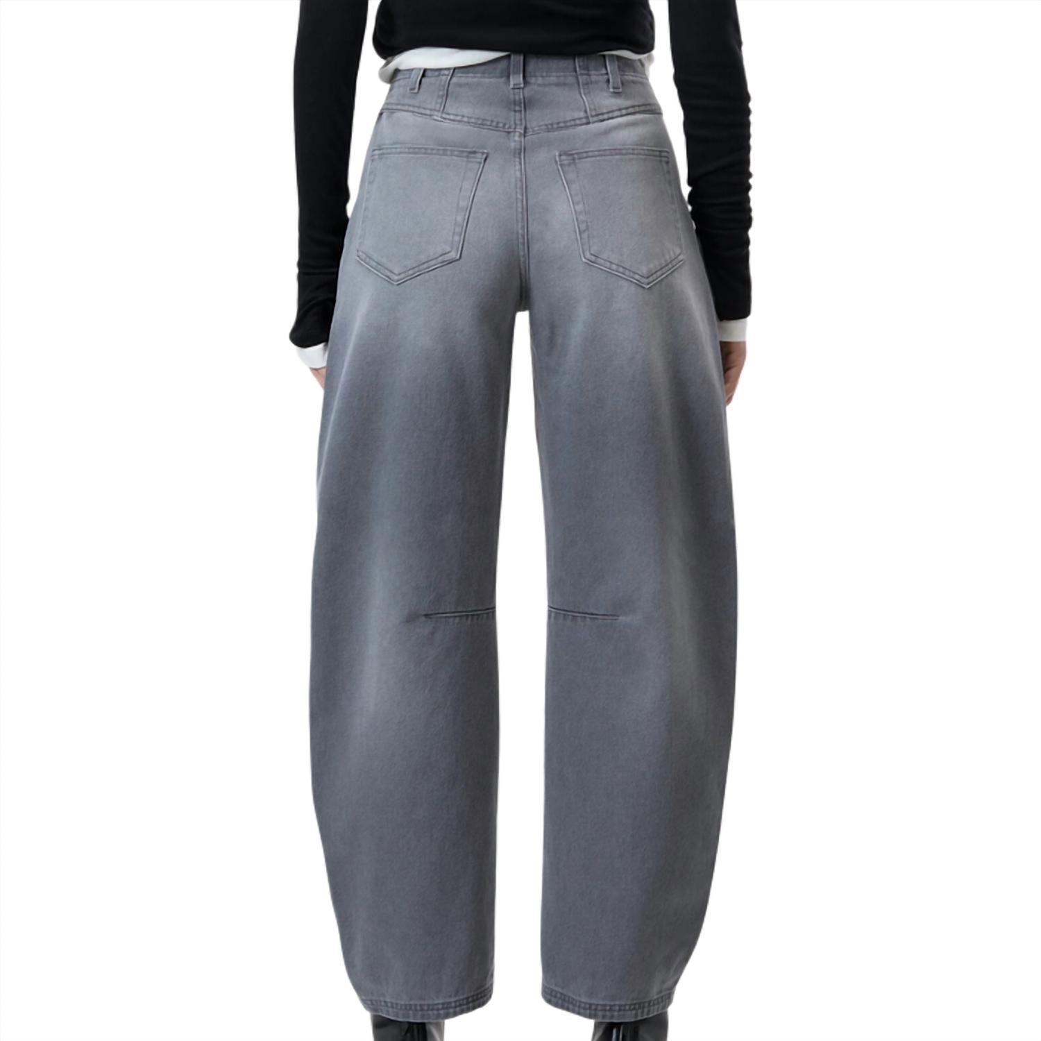 CLOSED Women's Ridge X Jean in mid grey - women's jeans - detail view