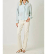 Mystree - Effortless Tie-neck Blouse