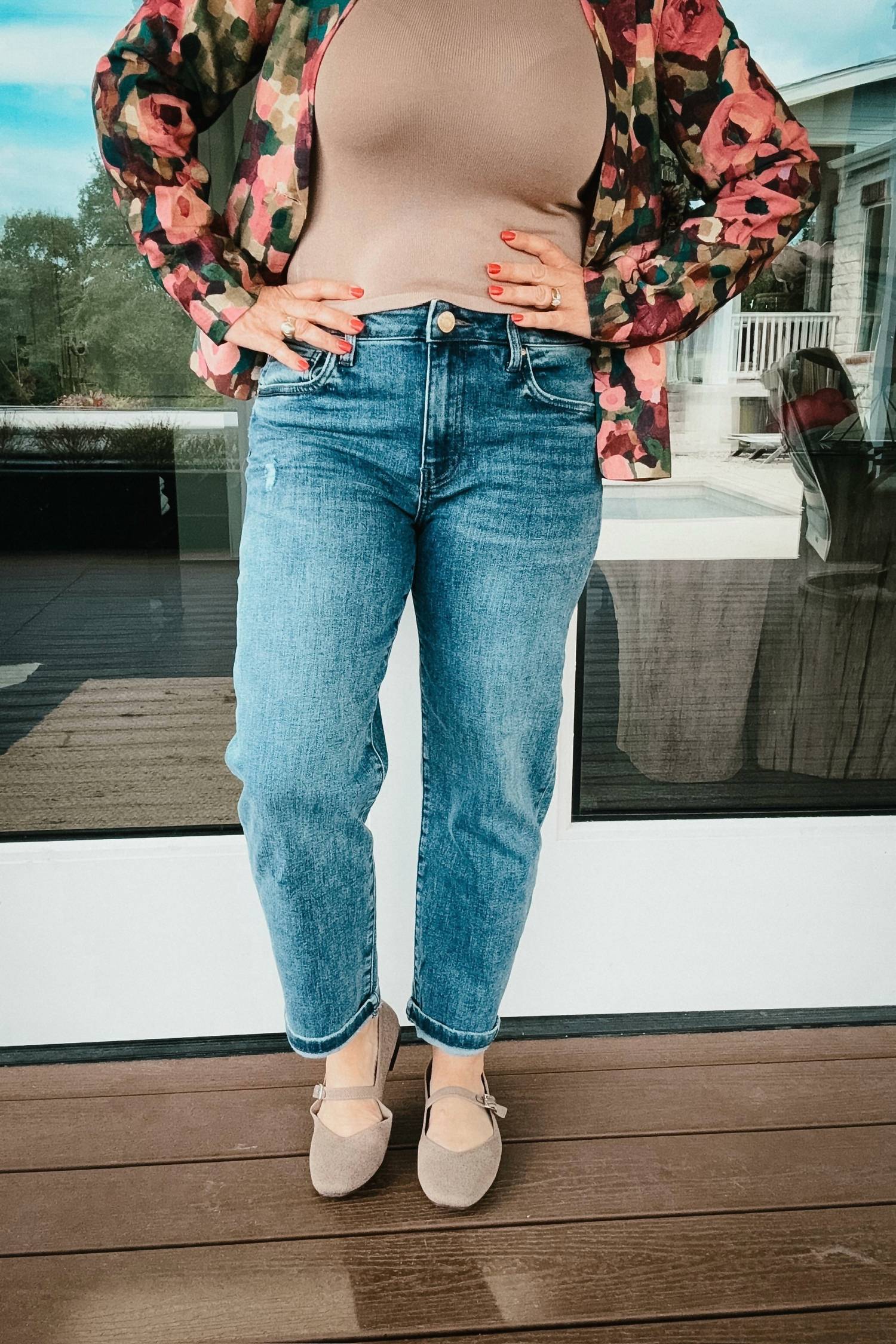 Kut From The Kloth - Sienna Baggy Boyfriend Crop Jean