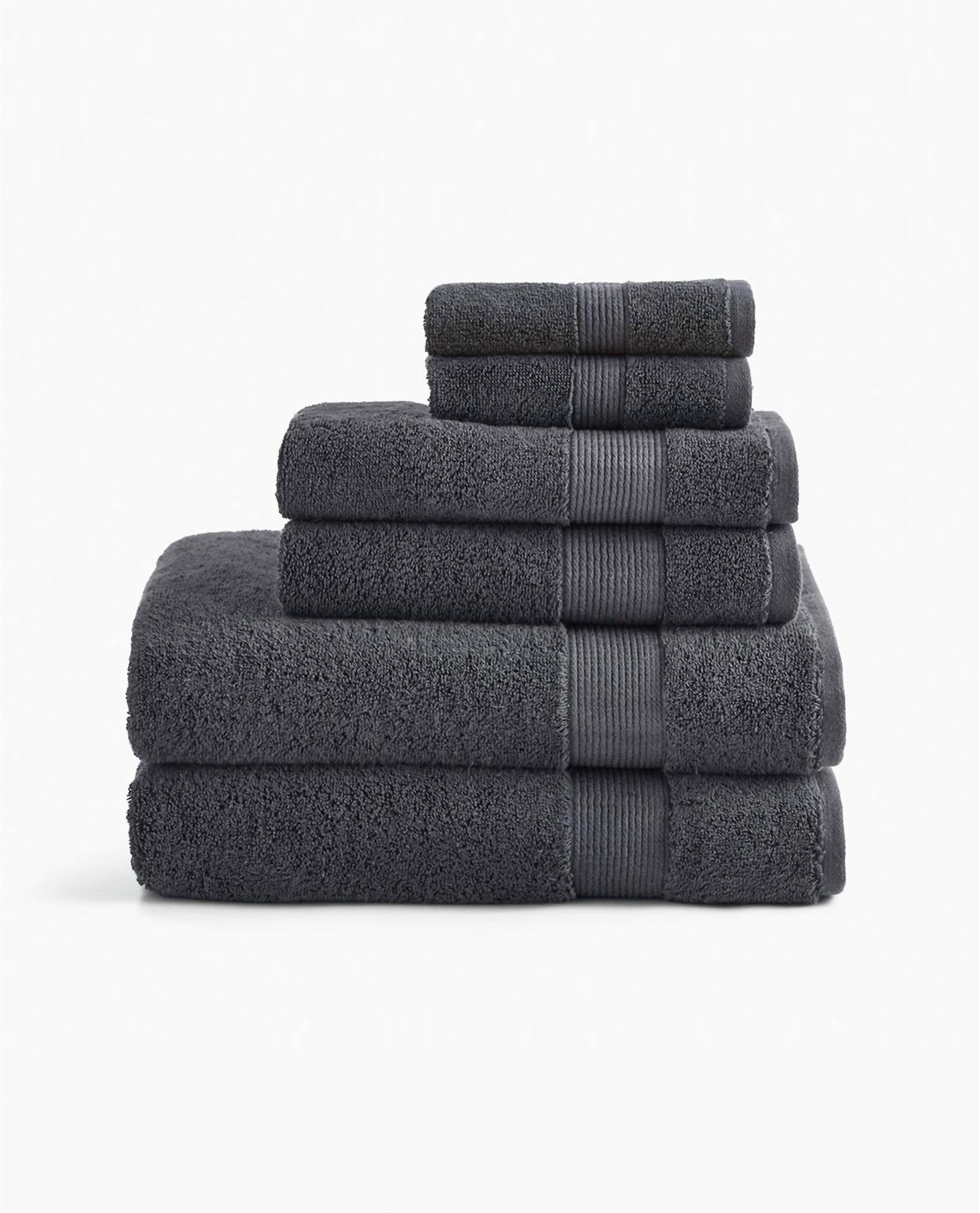 Under The Canopy - Classic Organic Cotton 6-piece Bath Towel Set