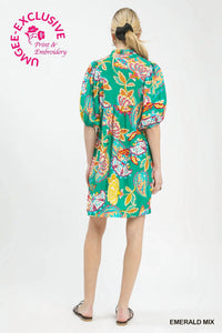 Umgee - Paisley Print Mini Dress