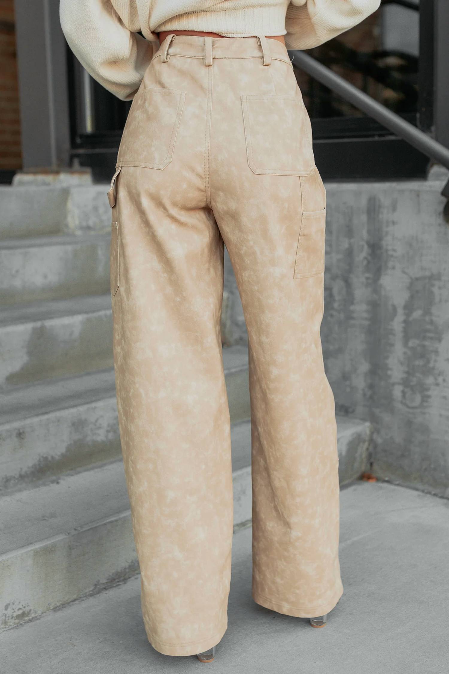 Fore - Vincent Faux Leather Carpenter Pants