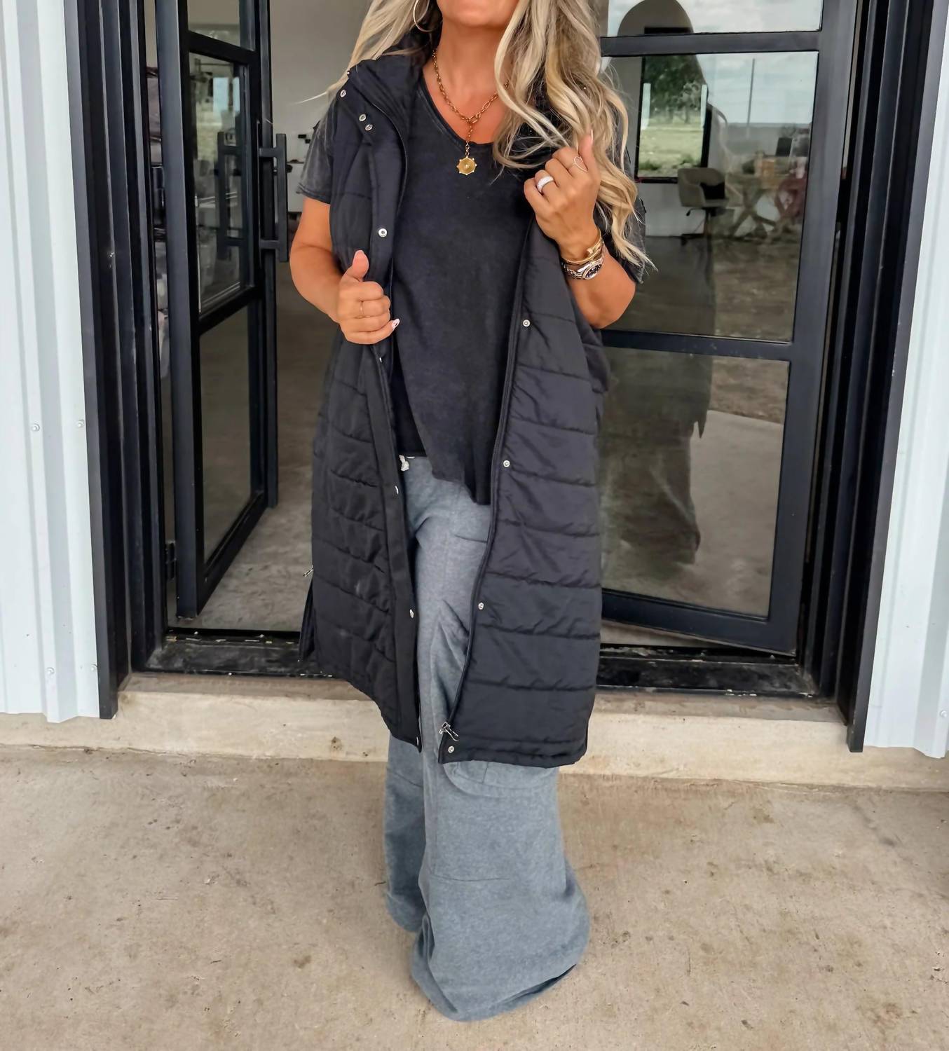 Blakeley - Kendall Long Puffer Vest