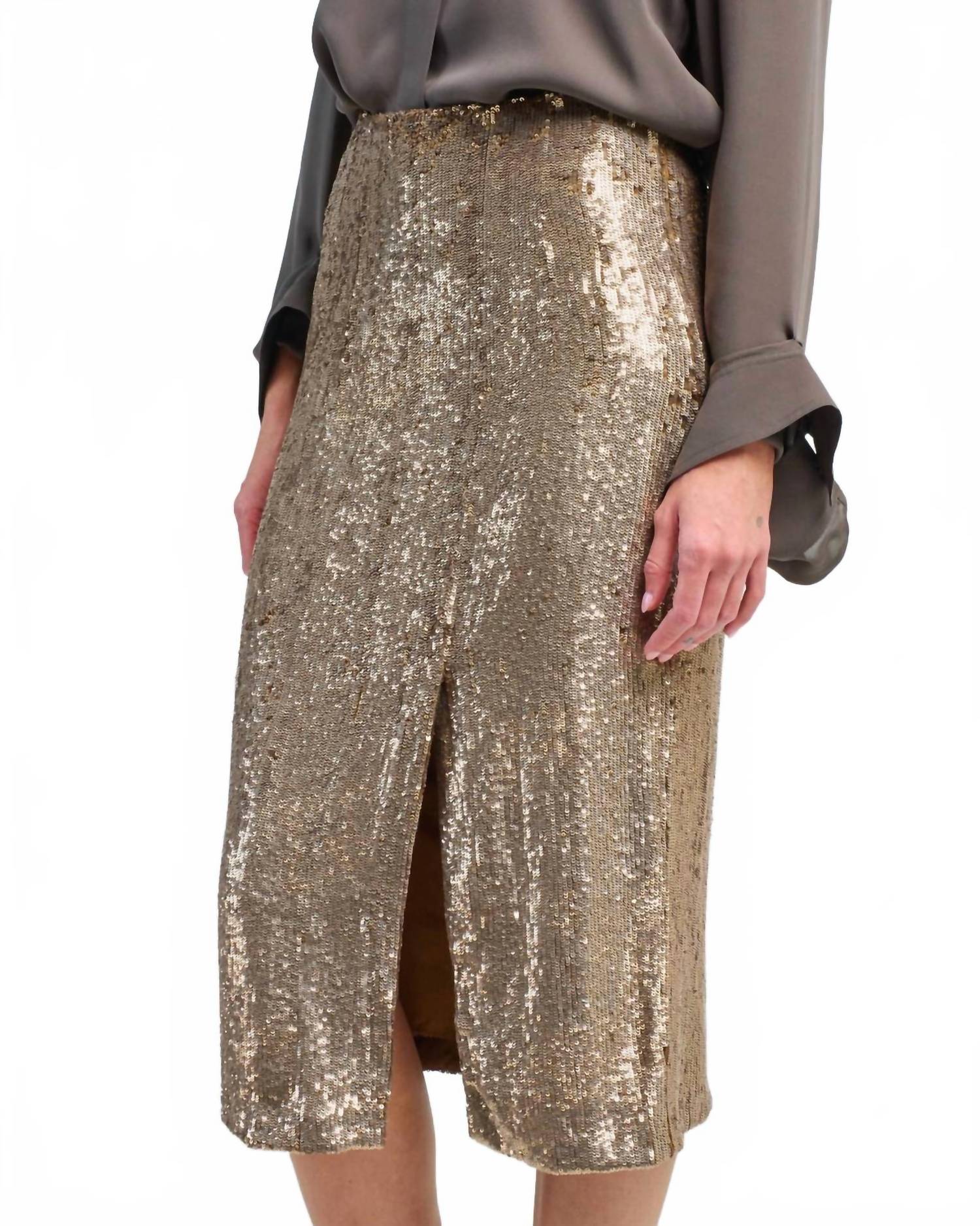 Twp - Ladylike Fishscale Sequin Skirt