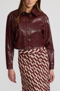 Lucy Paris - Caleb Faux Leather Jacket