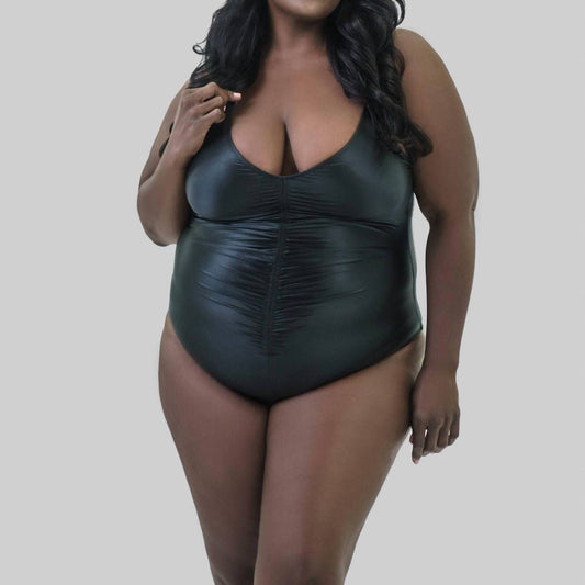 Good American - Always Ruched One-piece Swimsuit