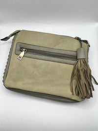 Jen & Co. - Women's The Sabrina 2 Tone Crossbody With 3 Compartments