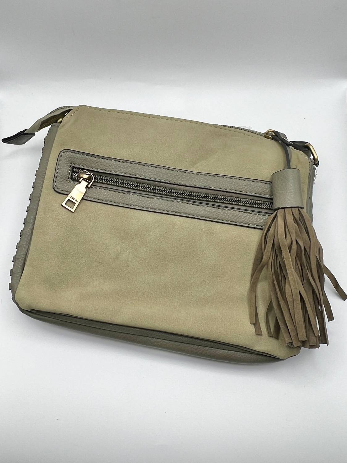 Jen & Co. - Women's The Sabrina 2 Tone Crossbody With 3 Compartments