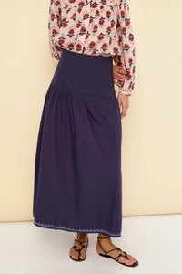 Sonmer - Geometric Embroidery Skirt
