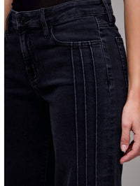 Hidden - Happi Mid Rise Comfort Flare Jeans