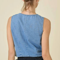 Day + Moon - Front Ties Vest